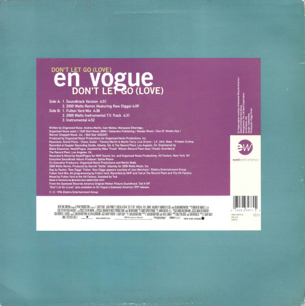 En Vogue : Don't Let Go (Love) (12", Spe)