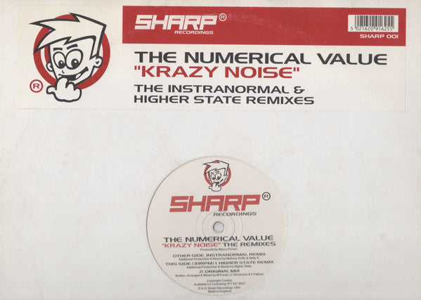 The Numerical Value : Krazy Noise (The Remixes) (12")