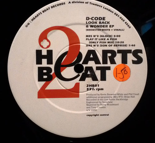D-Code : Look Back & Wonder EP (12", EP)