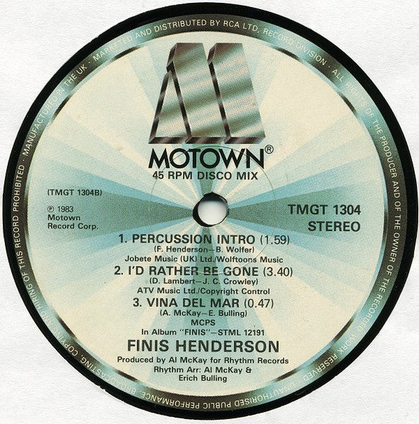Finis Henderson : Skip To My Lou (12")