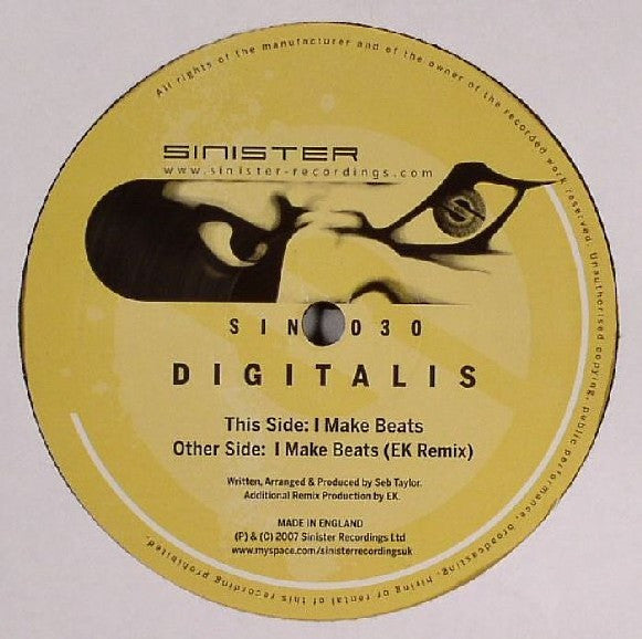 Digitalis : I Make Beats (12")