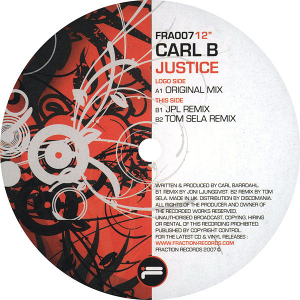 Carl B : Justice (12")