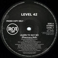 Level 42 : Learn To Say No (12", Promo)