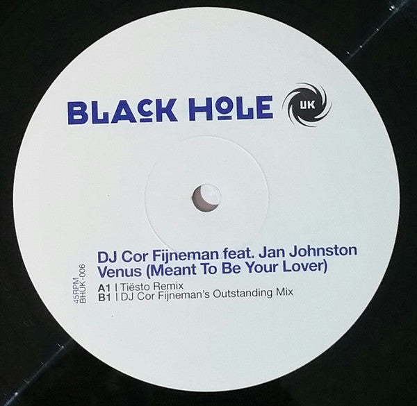 Cor Fijneman Feat. Jan Johnston : Venus (Meant To Be Your Lover) (12")