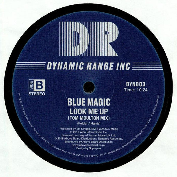 Blue Magic : Welcome To The Club / Look Me Up (12", RE)