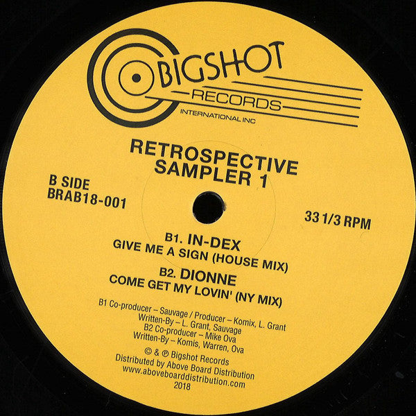Various : Retrospective Sampler 1 (12", Smplr)