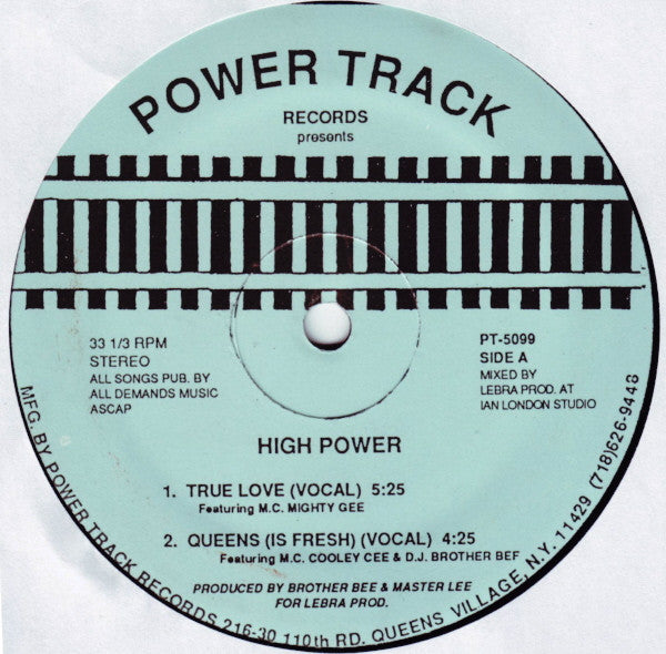 High Power : True Love / Queens (Is Fresh) (12")
