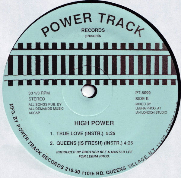 High Power : True Love / Queens (Is Fresh) (12")