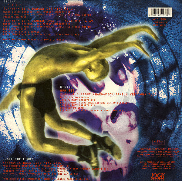 Snap! : Rhythm Is A Dancer (12")
