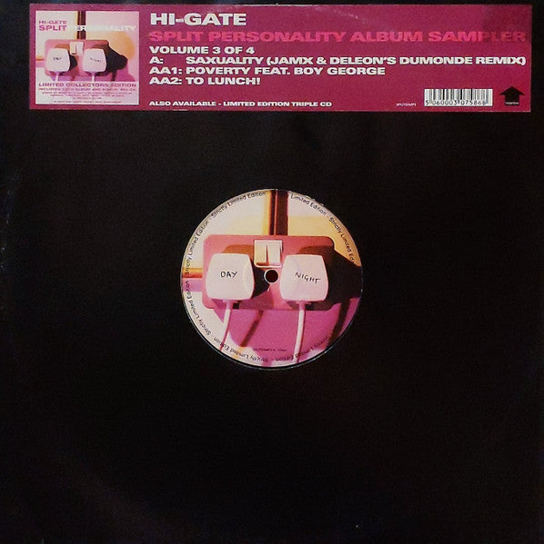 Hi-Gate : Split Personality (Album Sampler 3) (12", Ltd, Smplr)
