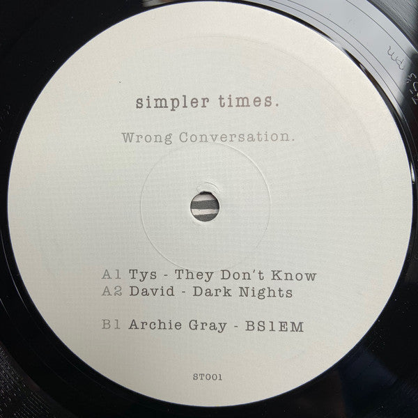 Various : Wrong Conversation (12", Ltd, 180)
