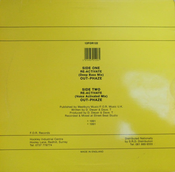 Out-Phaze : Re-Activate (12")