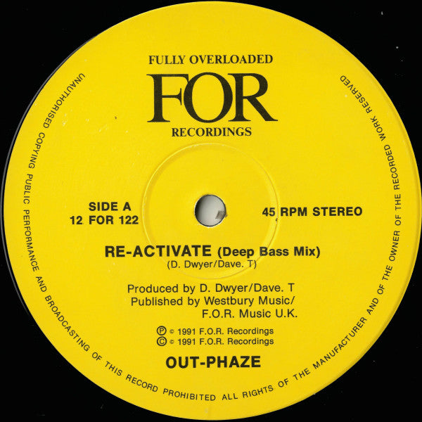 Out-Phaze : Re-Activate (12")