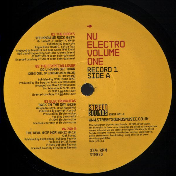 Various : Nu Electro Volume 1 (2xLP, Comp, Ltd)