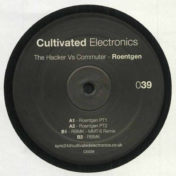The Hacker Vs Commuter : Roentgen (12", EP)