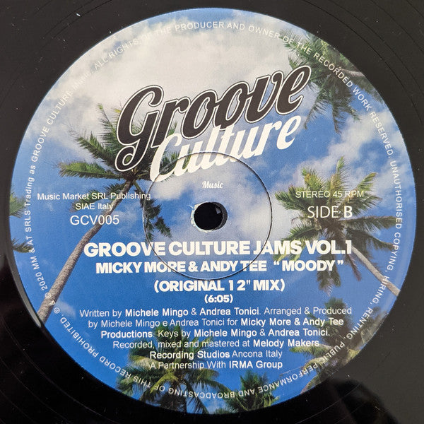 Various : Groove Culture Jams Vol.1 (12")