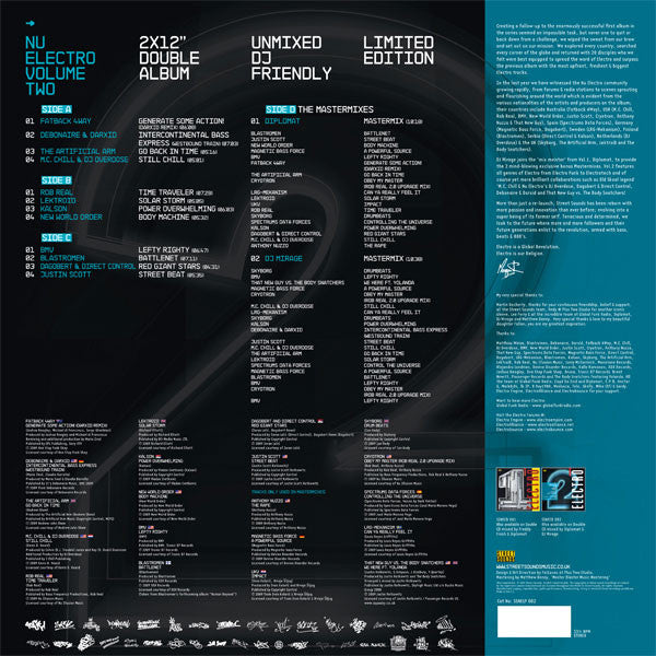 Various : Nu Electro Volume 2 (2xLP, Comp, Ltd)