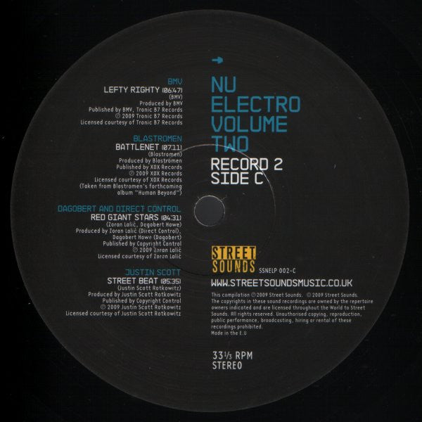 Various : Nu Electro Volume 2 (2xLP, Comp, Ltd)