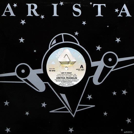 Aretha Franklin : Get It Right / Jump To It (12")