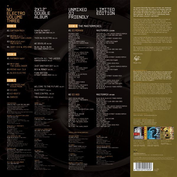 Various : Nu Electro Volume 3 (2xLP, Comp, Ltd)
