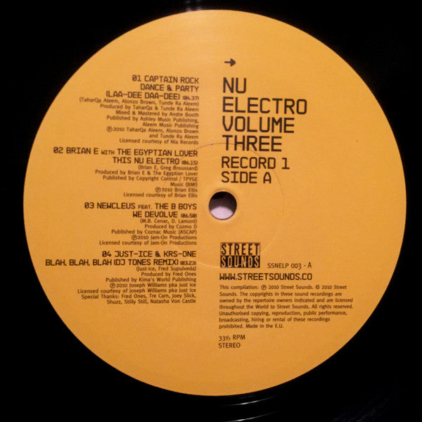 Various : Nu Electro Volume 3 (2xLP, Comp, Ltd)