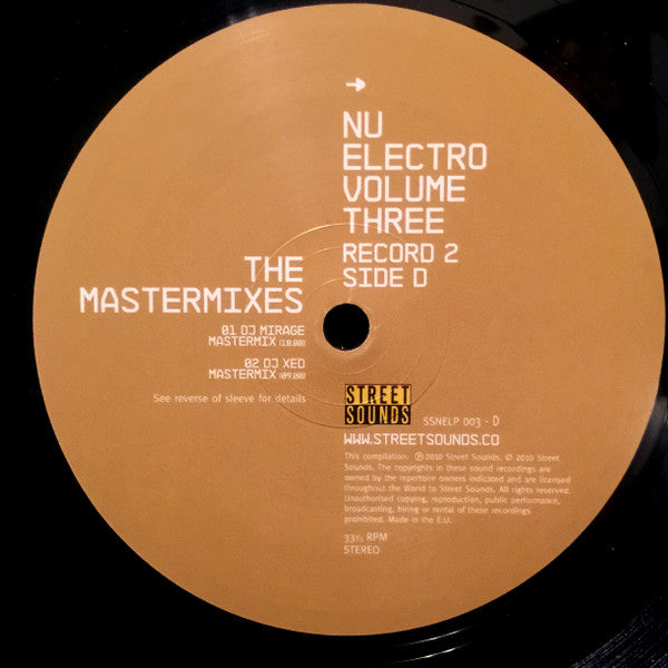 Various : Nu Electro Volume 3 (2xLP, Comp, Ltd)