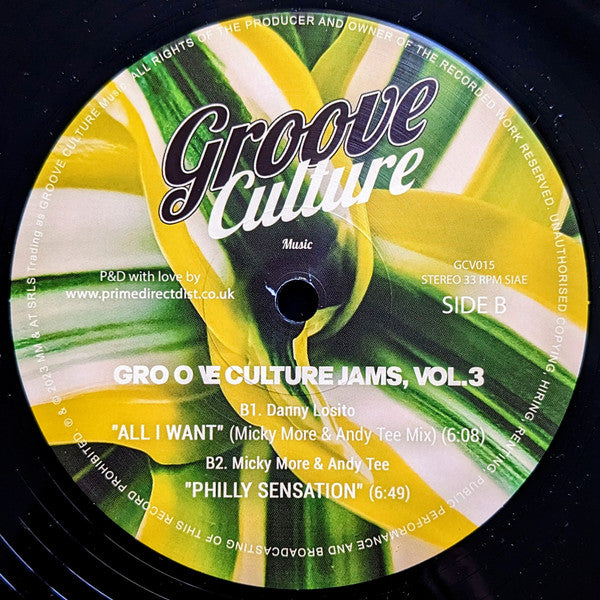 Various : Groove Culture Jams Vol.3 (12")