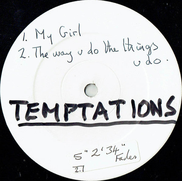The Temptations : My Girl (12", W/Lbl)