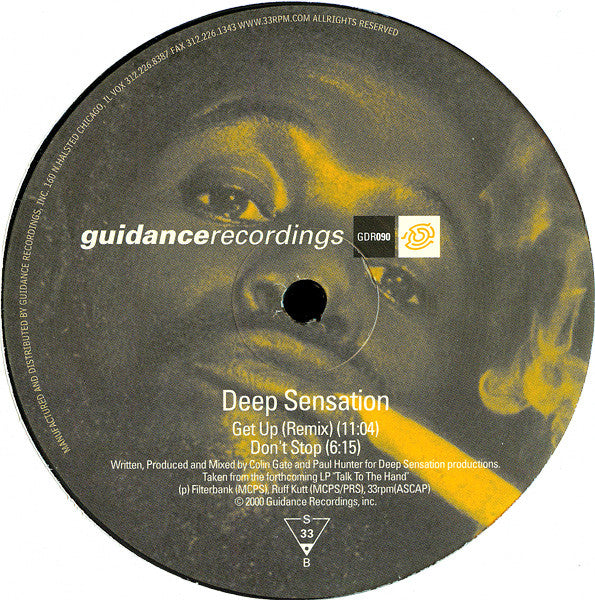 Deep Sensation : Can't Give You Up (12")