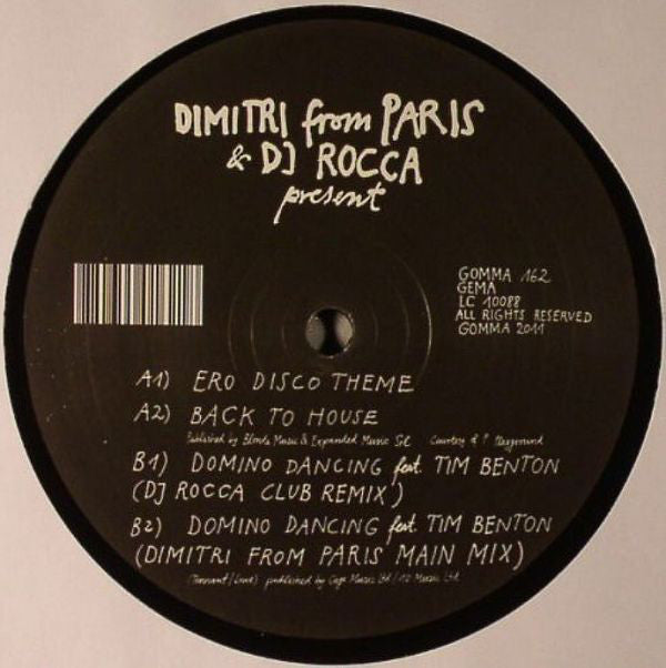 Dimitri From Paris & DJ Rocca present Erodiscotique : EP 2 (12", EP)