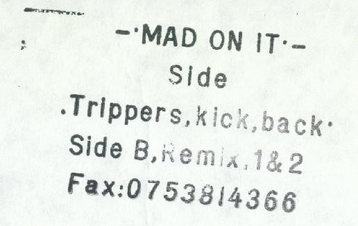 Mad On It : Trippers Kick Back (12", W/Lbl)