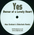 Yes : Owner of a Lonely Heart (Max Graham's Sidechain Remix) (12", S/Sided)