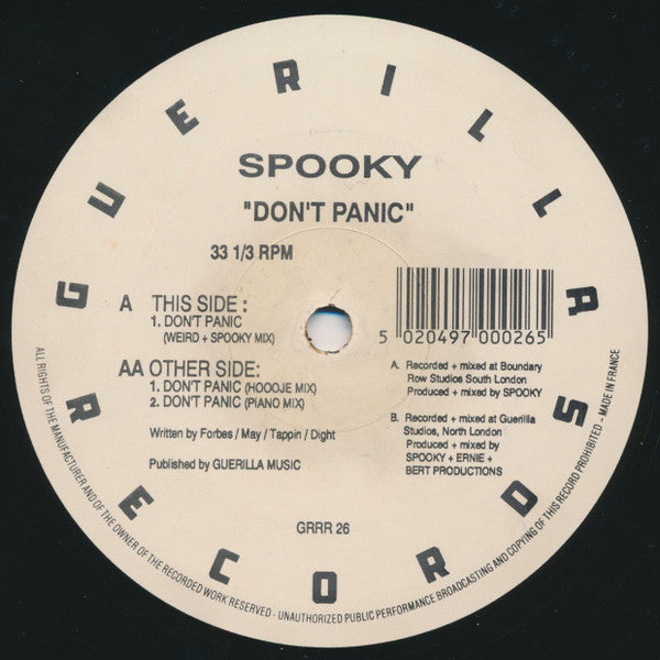 Spooky : Don't Panic (12")