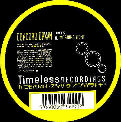Concord Dawn : Morning Light / Check This Sound (12")