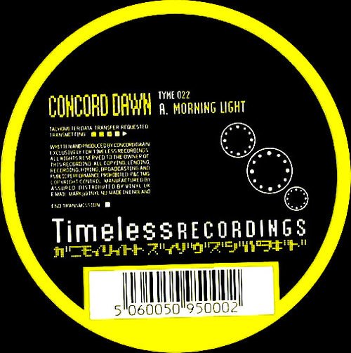 Concord Dawn : Morning Light / Check This Sound (12")