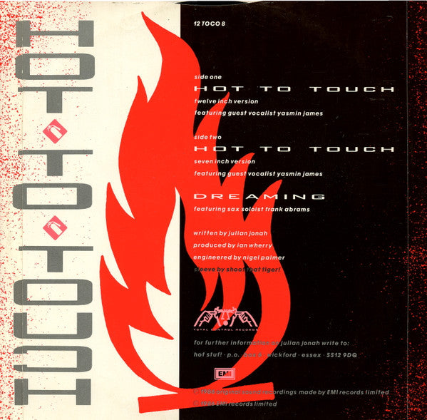 Julian Jonah : Hot To Touch (12")