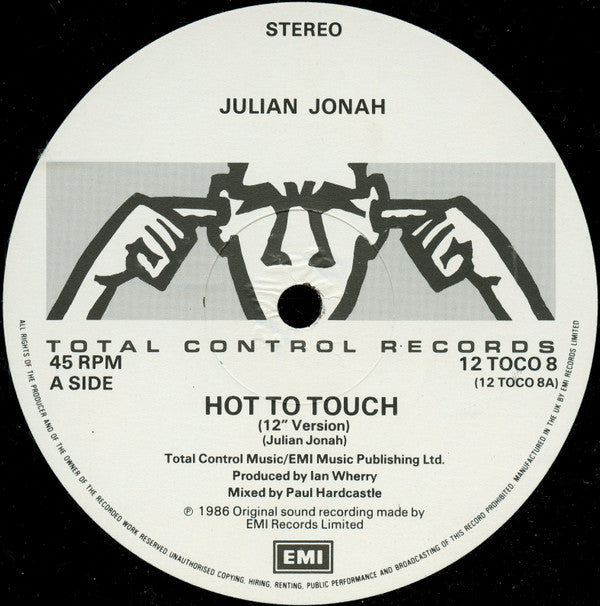Julian Jonah : Hot To Touch (12")