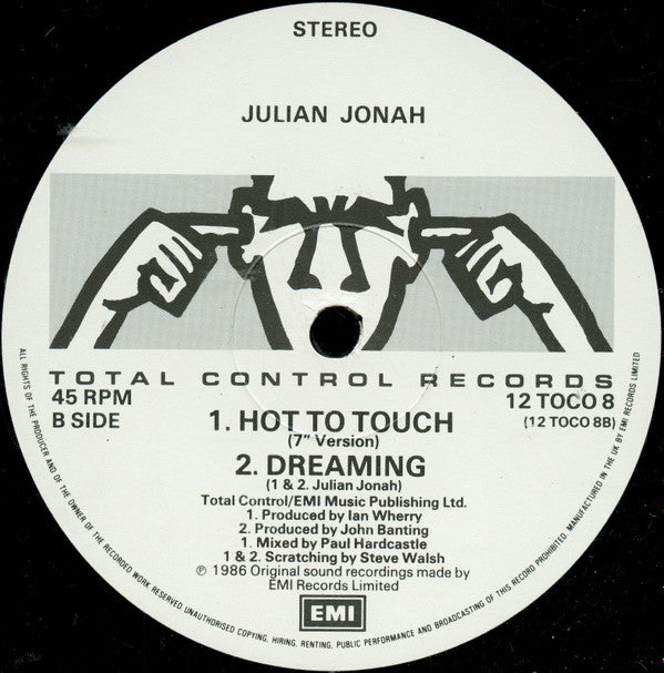 Julian Jonah : Hot To Touch (12")