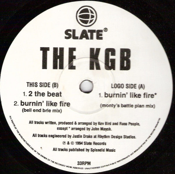 The KGB* : Burnin' Like Fire (12")