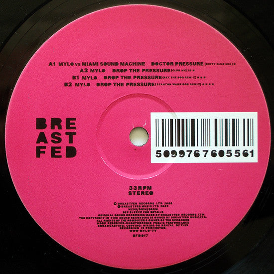 Mylo Vs Miami Sound Machine : Doctor Pressure (12")