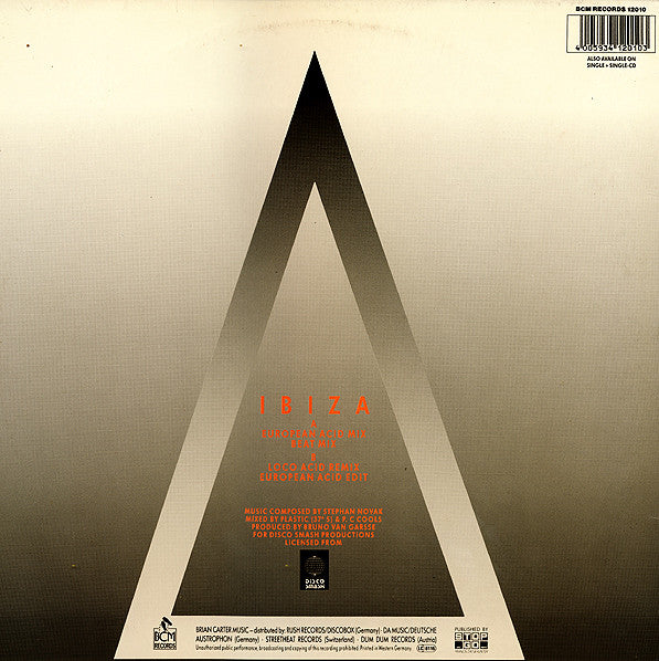 Amnesia : Ibiza (12")