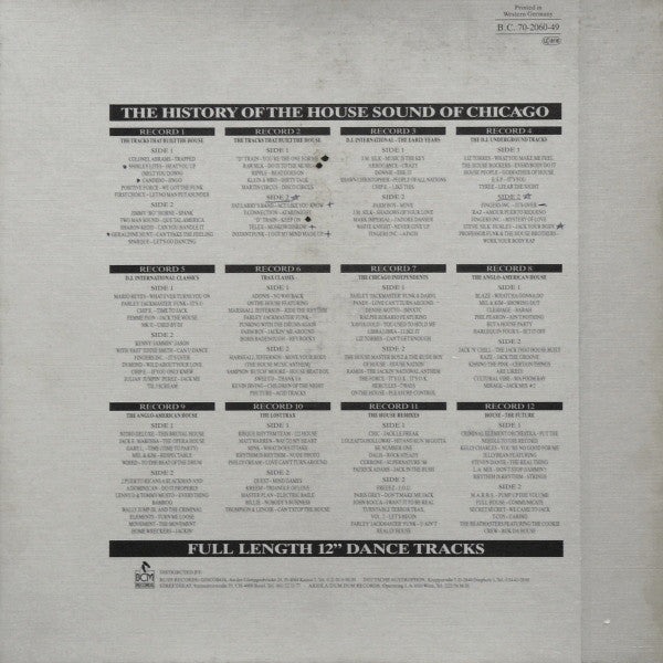 Various : The History Of The House Sound Of Chicago (...From The Very Beginning...) (12xLP, Comp + Box, Ltd)