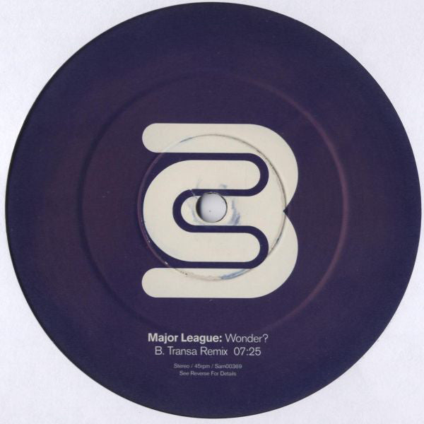 Major League : Wonder? / Wonder Where You Are? (2x12", M/Print, Promo)