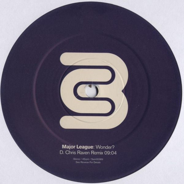 Major League : Wonder? / Wonder Where You Are? (2x12", M/Print, Promo)