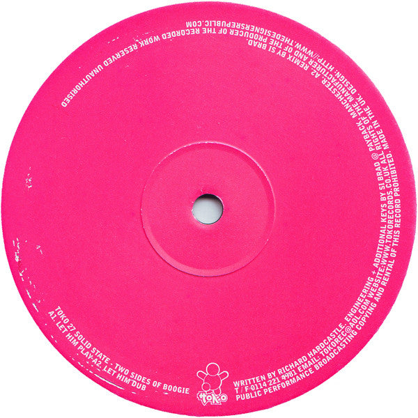 Solid State (2) : Two Sides Of Boogie (12")