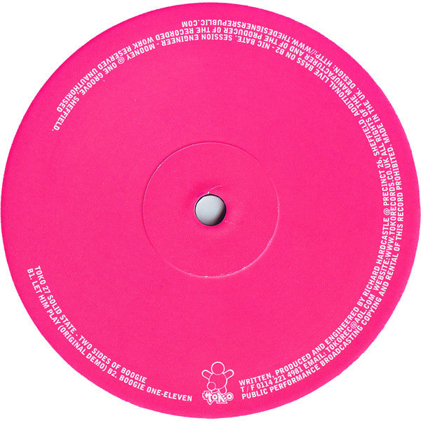 Solid State (2) : Two Sides Of Boogie (12")