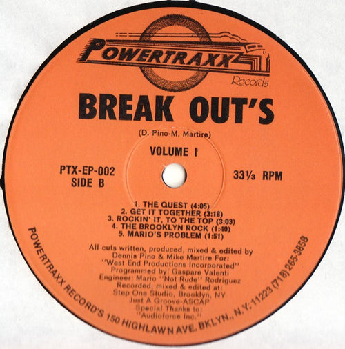 Break Out's : Volume I (12", EP)