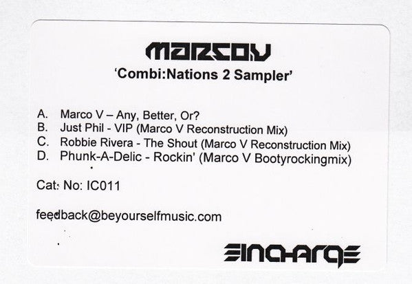 Marco.V* : Combi:Nations 2 Sampler (12", Smplr, W/Lbl)