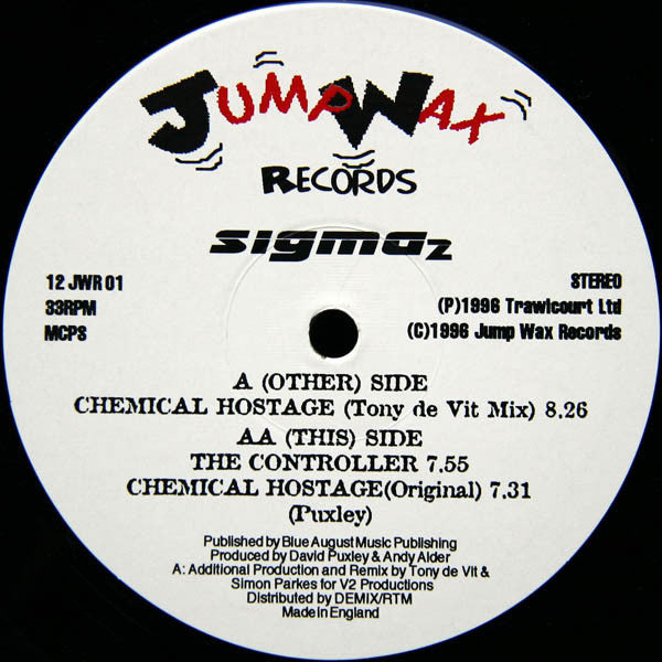 Sigma 2 : Chemical Hostage / The Controller (12")