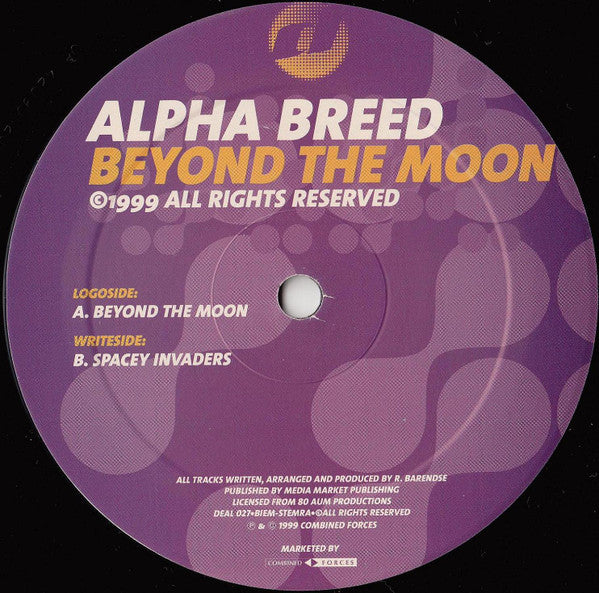 Alpha Breed : Beyond The Moon (12")